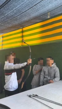 Пробация есебіндегі азаматтар садақ атудан сынға түсті