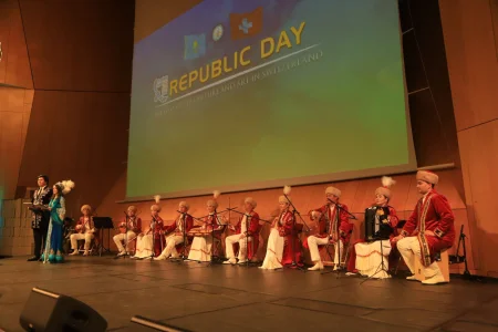 Швейцарияда республика күніне арналған мерекелік концерт өтті