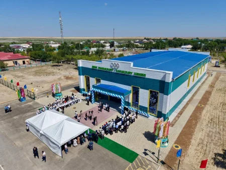 Қожабақы ауылында дене шынықтыру-сауықтыру кешені ашылды